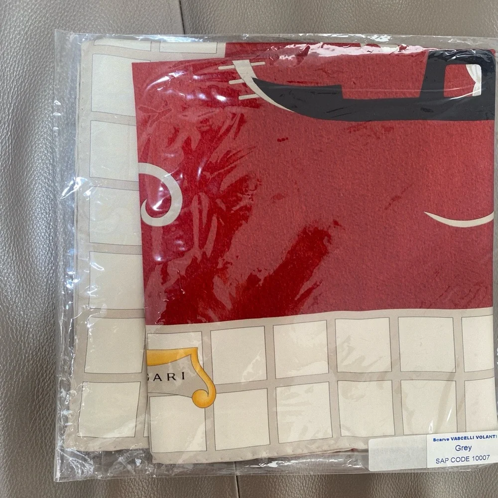 Bvlgari silk scarf